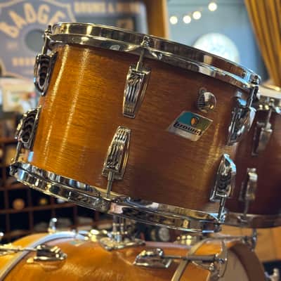 VINTAGE 1970's Ludwig Hollywood Outfit in Natural Mahogany - 14x22, 8x12, 9x13, 16x16 image 5