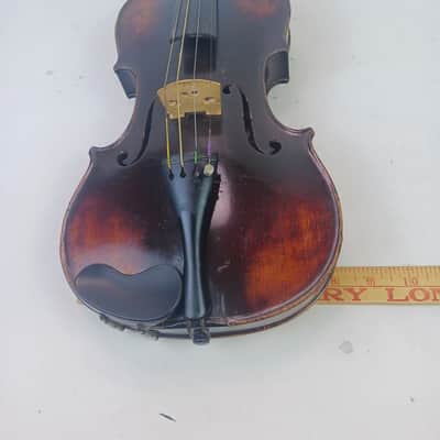 Paris fe, 70 1870 label Violin 4/4 +Repaired 1950 Donovan Gorman Port Huron,MI image 18