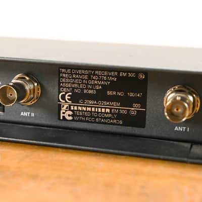 Sennheiser EM 300 G2 Receiver w/ SK 100 G2 Bodypack 740-776 MHz (NO PSU) CG01SA7 image 8