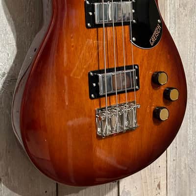 "New" Gretsch Streamliner Jet Club Single-cut 4 String Bass Guitar , Havana Burst, Ships ULTRA FAST! image 3