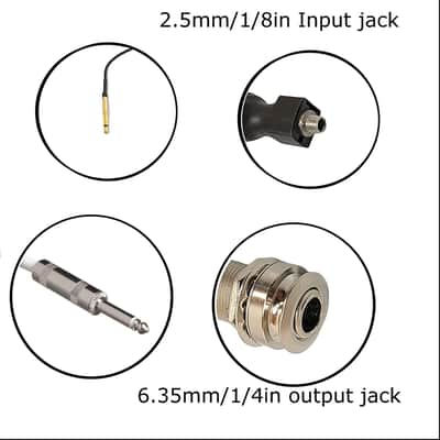 Acoustic Guitar Piezo Bridge Pickup Under-Saddle with Jack Rigid Artec PP-607 image 3
