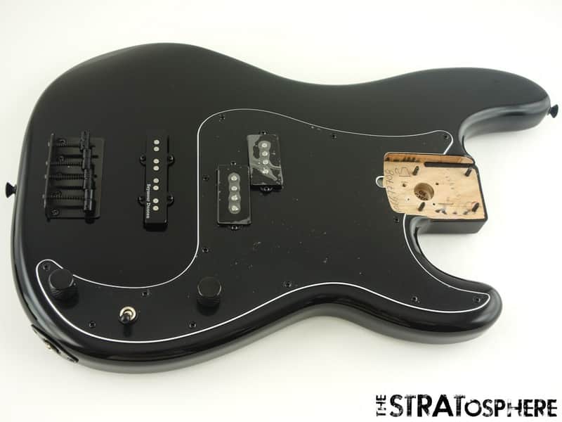 Fender Duff McKagan Deluxe Precision Bass LOADED BODY P Bass, Duncan Black image 1