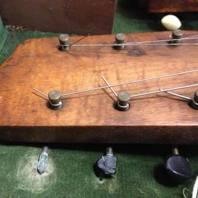 Very Rare Koa Wood Lap Steel Made for Hawaiian David Keli'i  Natural with Original Case Vintage Rare image 2