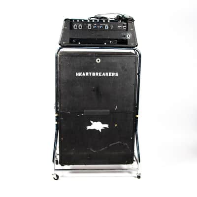 Vox Beatle Head and Super Beatle Cabinet With Heartbreakers Logo Owned by Mike Campbell image 4