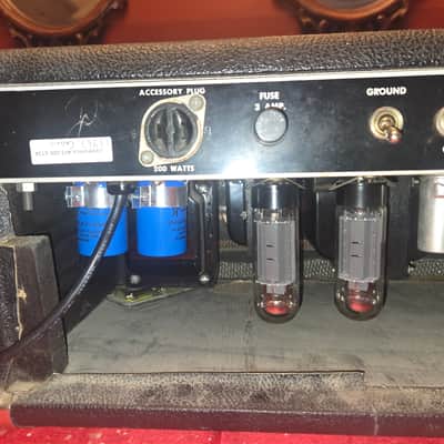 Traynor YBA-1 Bass Master 40-Watt Guitar / Bass Amp Head Late 1960s - Mid 1970s - Black image 10