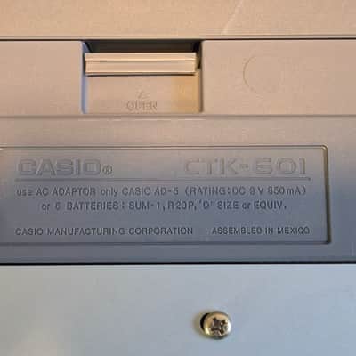 Casio CTK-601 / Optimus Concertmate 990 - 61 Key Synthesizer / Keyboard Mid 90's MIDI image 6