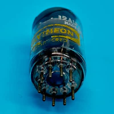 1960s Raytheon 12AU7 ECC82 Vintage Made In Japan O Getter Gold Pin Tube! T335 image 5