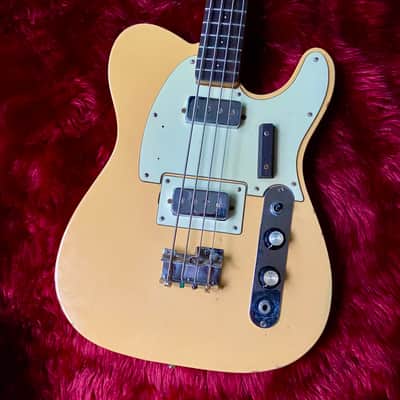 c.1967-Burns/Teisco Telecaster Style Bass MIJ Vintage Bass “White” image 1