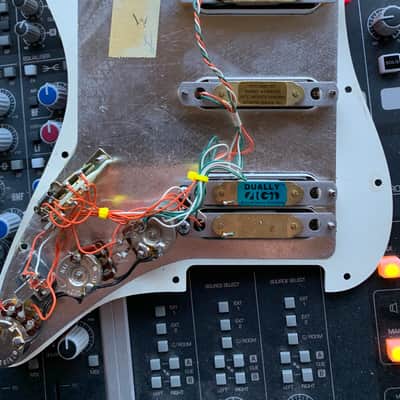 Fender Jeff Beck Stratocaster Strat Lace Sensor Loaded Pickguard mid 1990's image 2