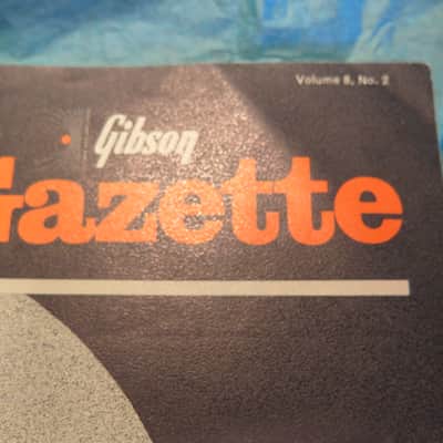vintage 1968 Gibson Gazette catalog periodical Volume 8 No 2 Les Paul model reintroduction Barney Kessel artists gallery Larry Coryell paper case candy image 11