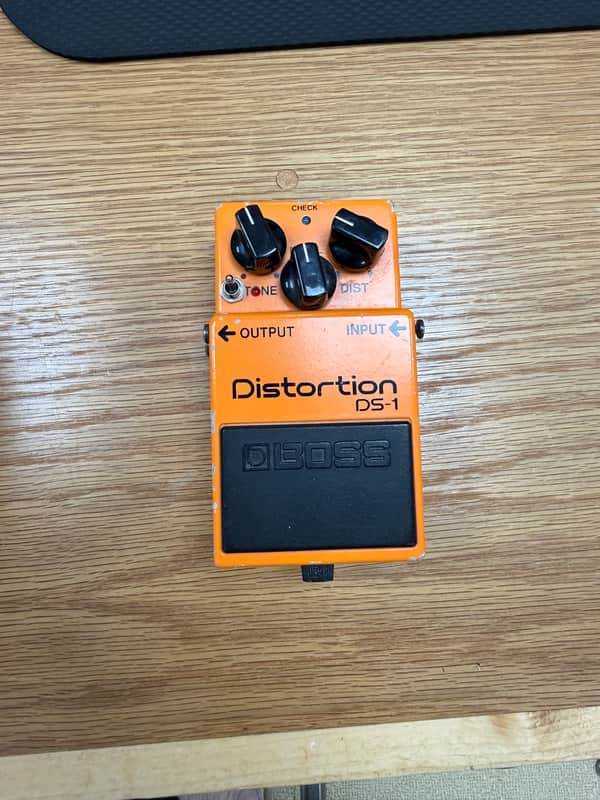 Boss DS-1 Distortion (Black Label) 1982 - 1988 - Orange - Keeley Modded image 1