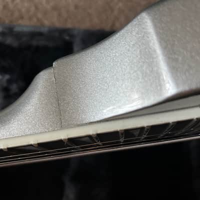 2021 Gibson Dave Mustaine Flying V Silver metallic image 11