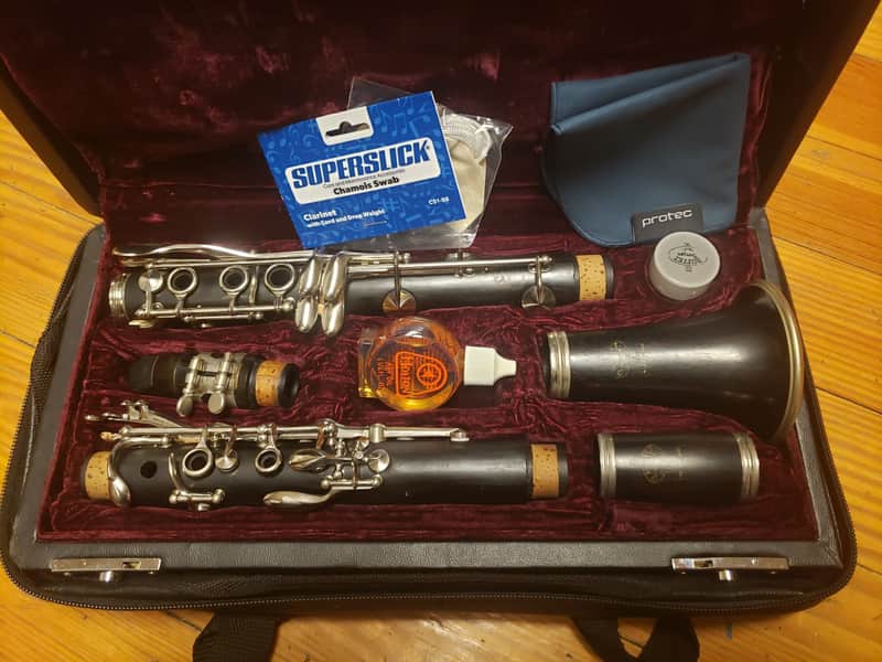 Crazy Cheap Buffet Crampon R13 Silver Bb Clarinet--New Valentino Upper, Black Leather Lower! image 1