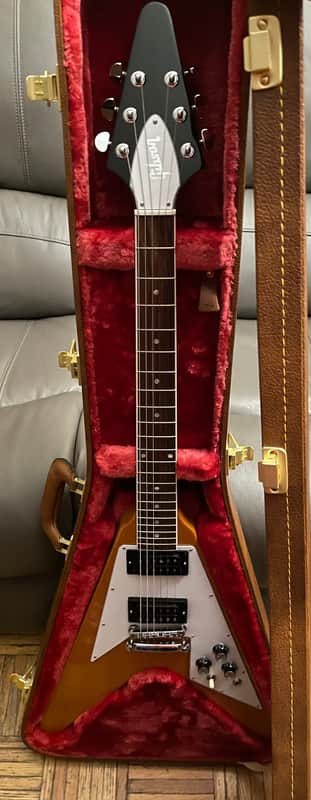 Gibson 70s Flying V - Antique Natural image 1