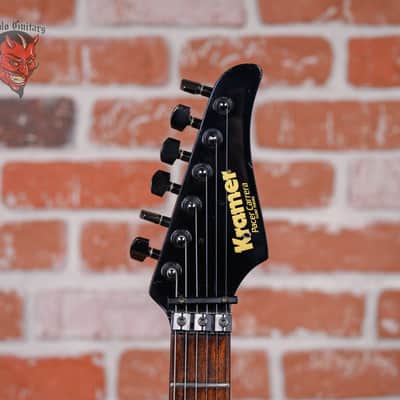 Kramer USA Pacer Carrera Black 1985 w/Hard Shell Case (Refin) image 9