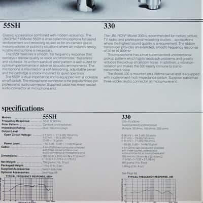2000 era Shure 55SH dynamic cardioid microphone w Neutrik cable 55S 55SW 55 # 5 image 2