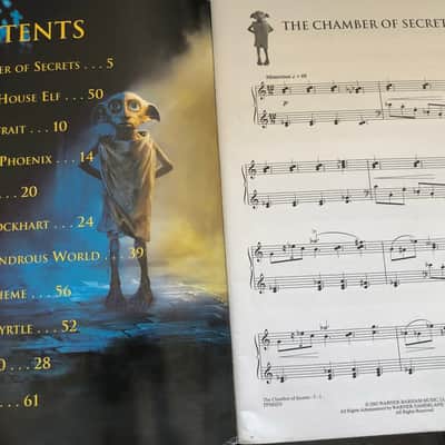 Harry Potter and the Chamber of Secrets Sheet Music Song Book Piano Solos image 3