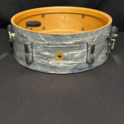 Ludwig Pioneer Snare Drum 14" x 5" 1968 - Sky Blue Pearl image 20