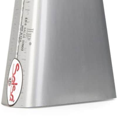 Latin Percussion Salsa Songo Cowbell - 8 inches  Brushed Steel image 2
