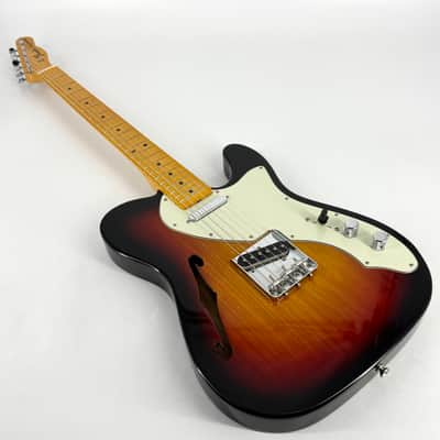 2020 Fender American Original 60s Telecaster Thinline – 3 Tone Sunburst image 8