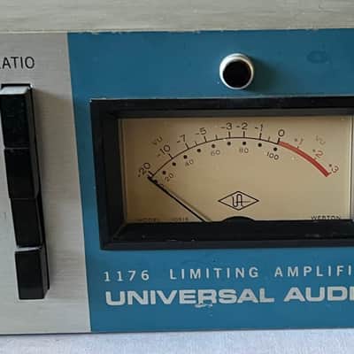 Urei Universal Audio 1176 Rev. B Limiting Amplifier Stereo Pair 1960s Silverface with Blue Stripe image 3