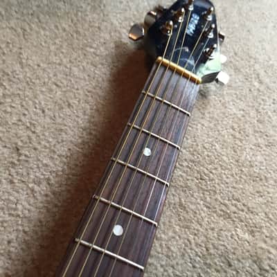 Mahar Flying v 2000s Blue Sunburst image 5