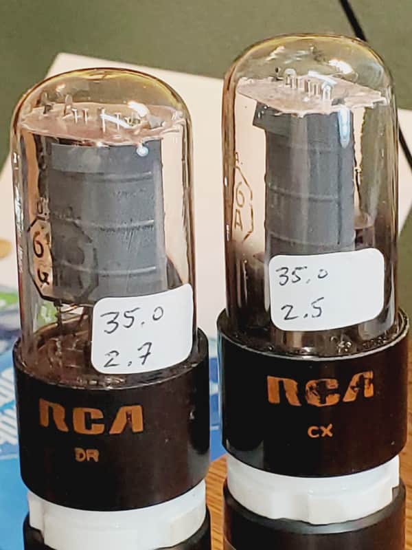 RCA 6V6GT Matched Pair MaxiMatcher2 tested (2)tube lot image 1