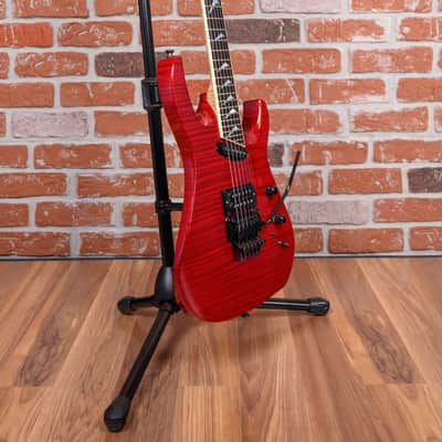 Hamer Californian Custom Flame Maple Top/Back/Neck Transparent Cherry 1988 w/OHSC image 3