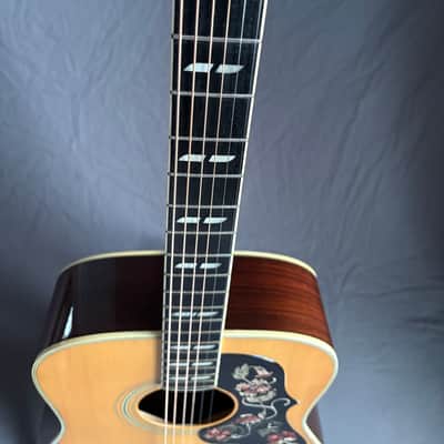 1977 Yamaha FG-401W – MIJ, Ebony fingerboard & Bridge, Excellent image 6