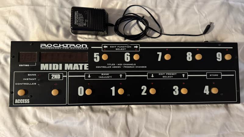 Rocktron MIDI Mate Foot Controller 2010s - Black image 1