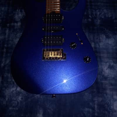 MINT!! Charvel Pro-Mod DK24 HSH 2PT CM Caramelized Maple Neck Mystic Blue 7.4lbs! / Authorized Dealer SAVE image 6