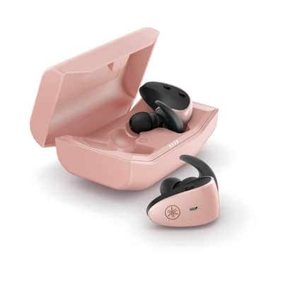 Yamaha TW-ES5A True Wireless Sports Earbuds, Pink image 3