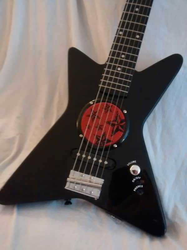 First Act Discovery Kids Black Electric Guitar/Toy with Built-in Amp image 1