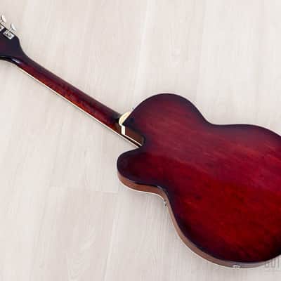 1967 Gretsch Tennessean 6119 Vintage Hollowbody Dark Cherry w/ HiLoTron, Case image 14