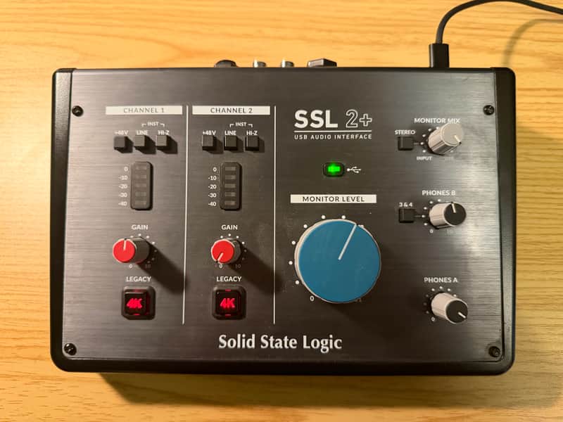 Solid State Logic SSL 2+ USB Audio Interface 2020 - Present - Black image 1