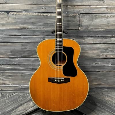 Used Guild 1976 F-50R Jumbo USA made Acoustic Electric Guitar with Case image 2
