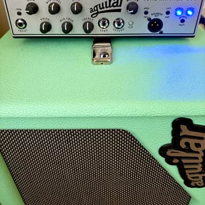 Aguilar SL 112 Super Lightweight 250-Watt 1x12" Bass Speaker Cabinet 2012 - Present - Poseidon Green image 2