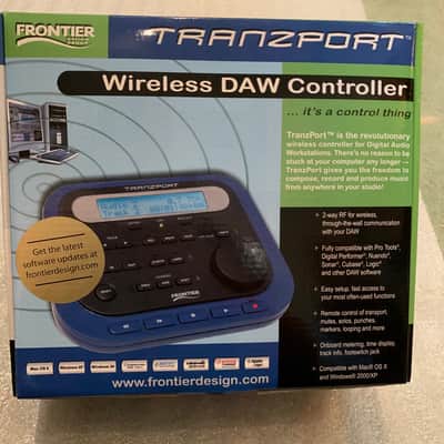 Frontier Design Tranzport wireless DAW remote control w/ mic stand adaptor - as-is image 5