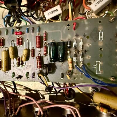Mid 1970's Marshall Model 1987 50W Lead – Original Mustard Caps, Drake Iron image 23