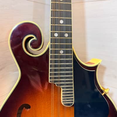 Oscar Schmidt OM40 F-Style Mandolin w/ Hard Case - Spruce Top, Maple Back & Sides, Gold Hardware image 3