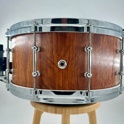 AZ Custom Drums Bubinga Stave 6.5x14 Snare Drum 2008 image 8