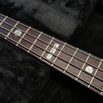 ESP TOM ARAYA TA-600 LTD Slayer Signature Bass 4-String B-STOCK 2015 New Old Stock NOS Pentegram Inlays 35" Scale Neck-Thru Pro Artist Forest FRX Body 24 Fret image 2
