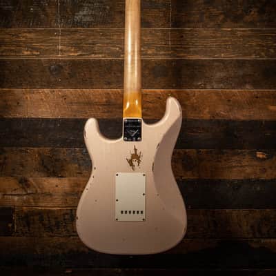 Fender Custom Shop 1959 Stratocaster Relic in Super Faded Aged Shell Pink image 15