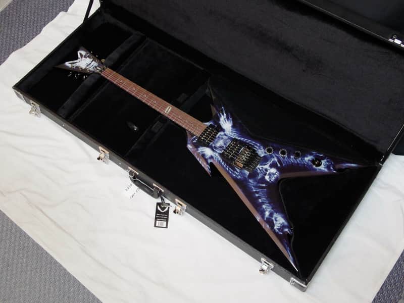 【レア】 DEAN Razorback X-Ray ハードケース付 DEAN Razorback X-ray electric GUITAR new w/HARD SHELL CASE - Dime