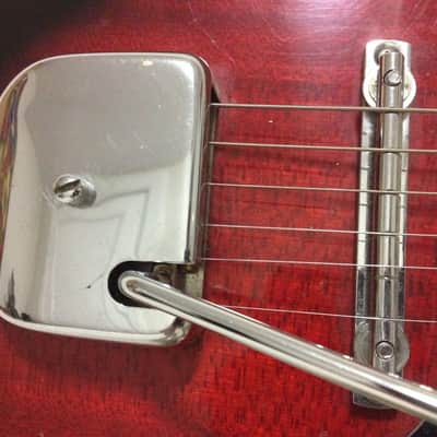 Teisco Sekova St. George Jaguar Style 1960's Redburst image 14