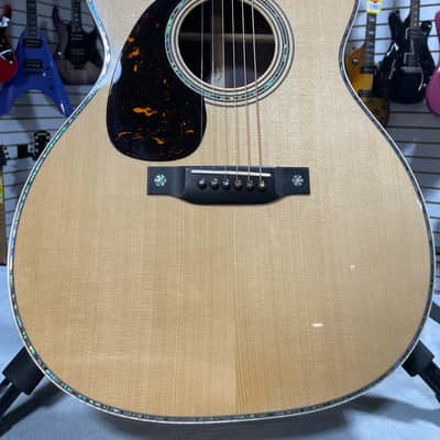 Martin 000-42 Modern Deluxe Left-Handed Acoustic Guitar - Natural W/OHSC & PLEK*D #368 image 2