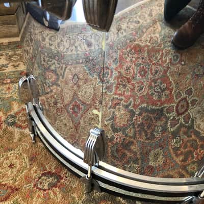 1988 Ludwig COW 22" Classic Maple Bass Drum 6-Ply - Chrome Over Wood image 14