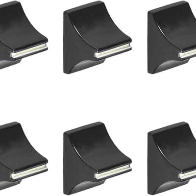 Mixer Fader Cap Straight Sliding, [for 4mm Shaft Switch Cap] - Plastic/Black/ 10Pcs image 1