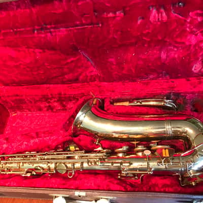 Vintage Vito Leblanc 35 System Alto Saxophone with original hard case Rationale French Beaugnier Sax image 2