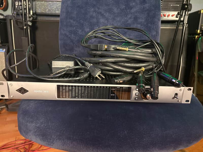Universal Audio Apollo x16 Heritage Edition Thunderbolt 3 Interface LOADED & DB25 IO cables image 1